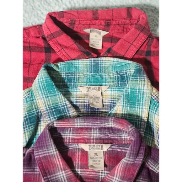 Duluth Mens Flannel Shirts XL Bundle  (One’s Got Stories!) - Picture 5 of 6